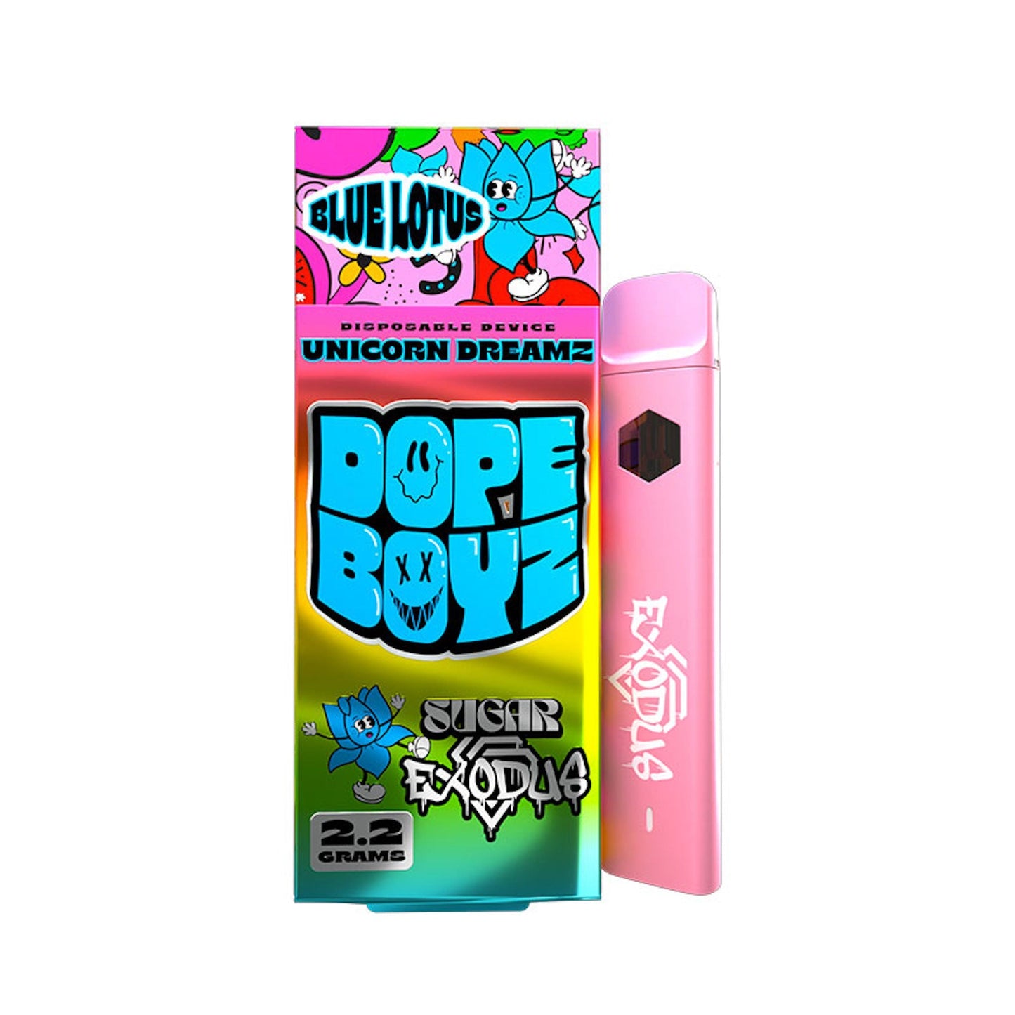 Dope Boyz Blue Lotus Vaporizer - 2200mg Unicorn Dream