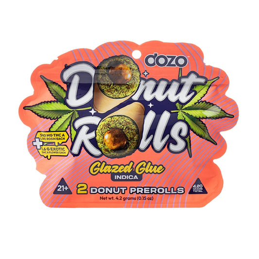 Dozo Donut THC-A Pre-rolls - 4.2g Glazed Glue (I) / 1 Pack