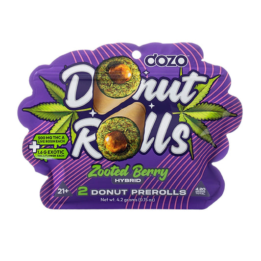 Dozo Donut THC-A Pre-rolls - 4.2g Zooted Berrry (H) / 1 Pack