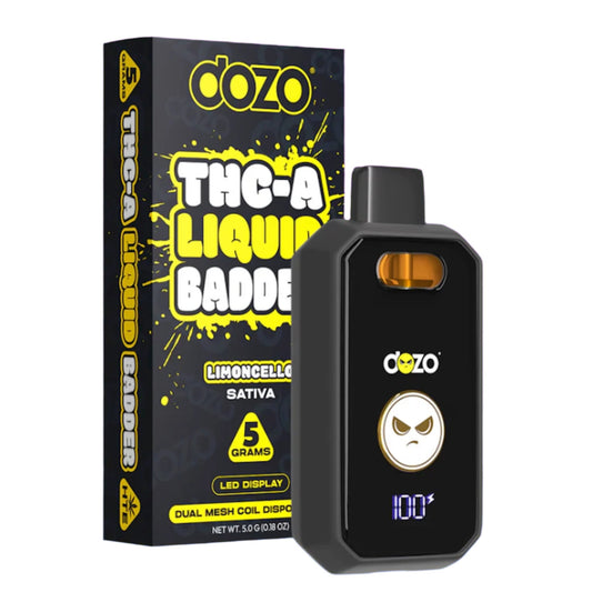 Dozo THC-A Liquid Badder Vaporizer - 5000mg Limoncello (S)