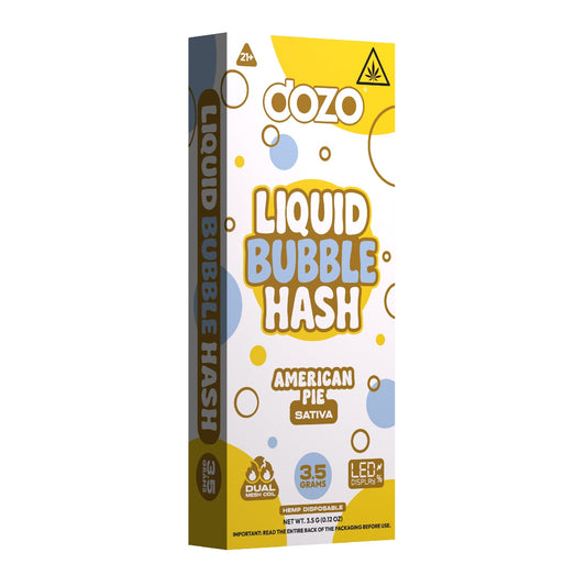 Dozo THC-A + Liquid Bubble Hash Vaporizer - 3500mg American Pie (S)