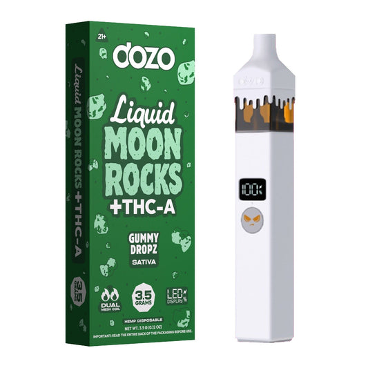 Dozo THC-A Liquid Moonrocks Vaporizer - 3500mg Gummy Dropz (S)