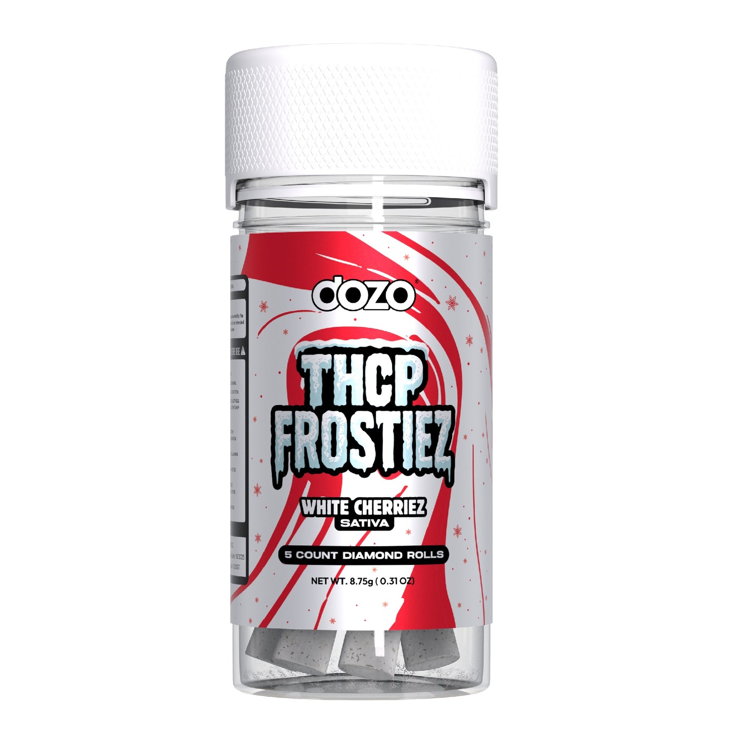 Dozo THC-P Frosties Diamond Prerolls (5ct) - 8.75g White Cherriez (S)