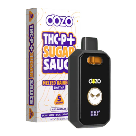 Dozo THC-P + Sugar Sauce Vaporizer - 5000mg Melted Rainbowz (S)