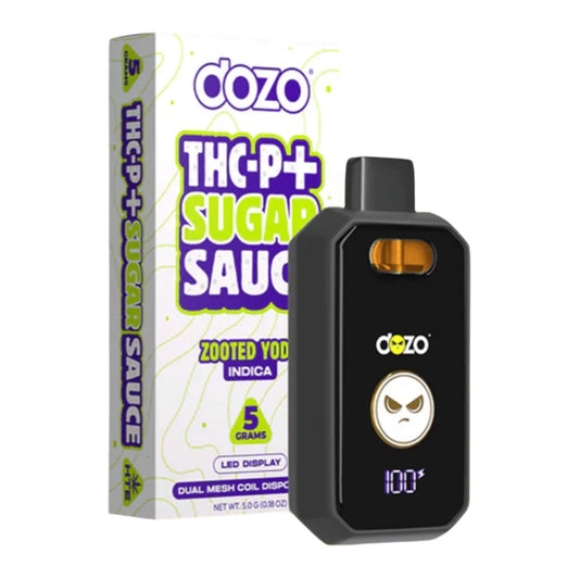 Dozo THC-P + Sugar Sauce Vaporizer - 5000mg Zooted Yoda (I)