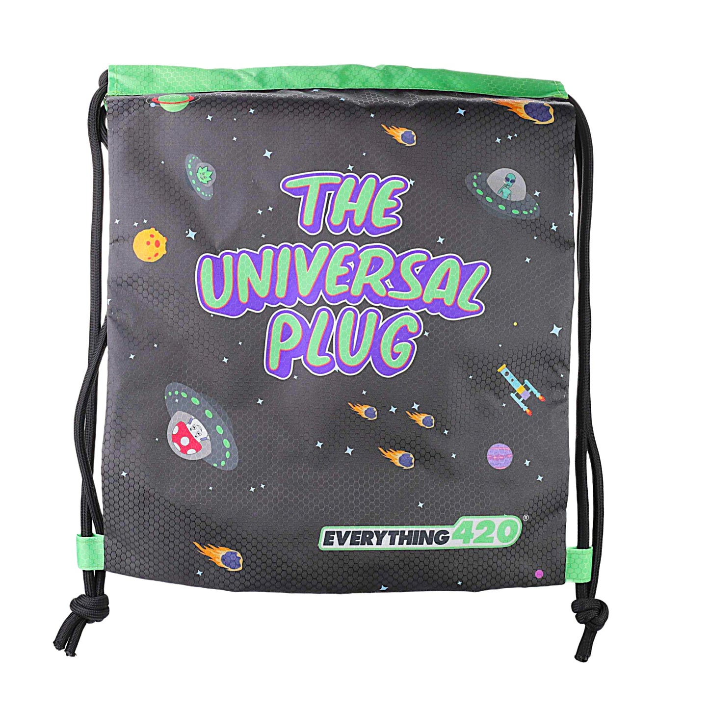 E420 Universal Plug Drawstring Bag