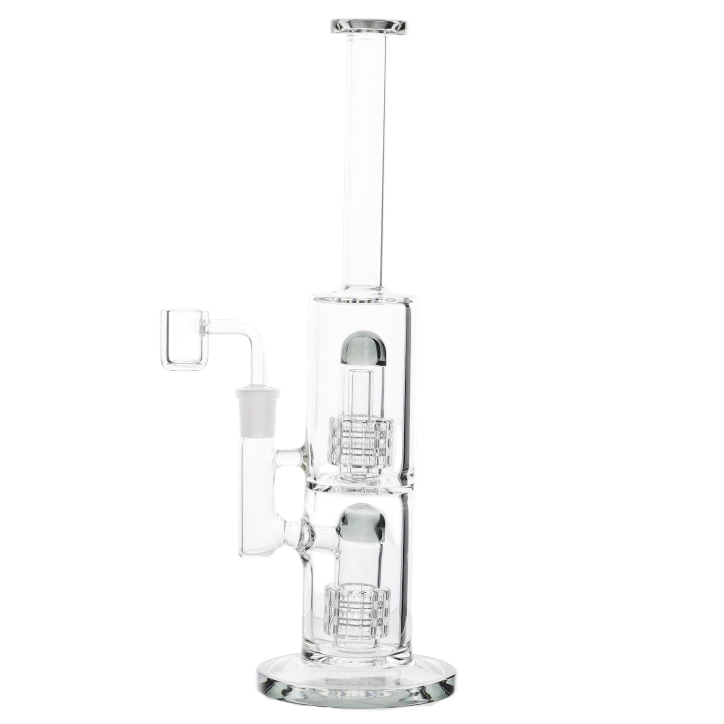 Enter The Matrix Percolator Bong - 13in Smoke Black