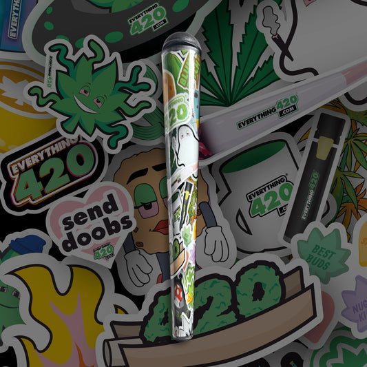 Everything 420 Joint Holder - 3ct Sticker Art