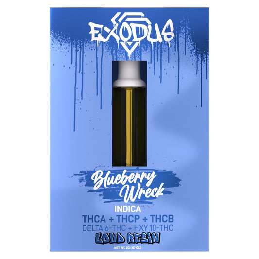 Exodus Blueberry Wreck THC-A Cartridge - 2000mg