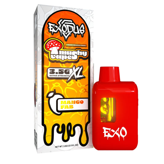 Exodus Mushy Premium Mushroom XL Vaporizer - 3500mg Mango Fab