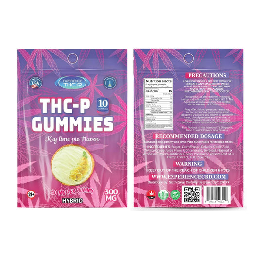 Experience THC-P Gummies (10ct) - 300mg Key Lime (H)
