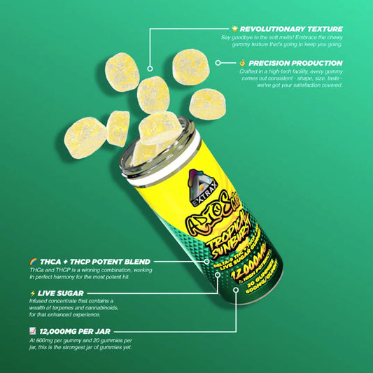 Extrax Adios THC-A Gummies - 12000mg