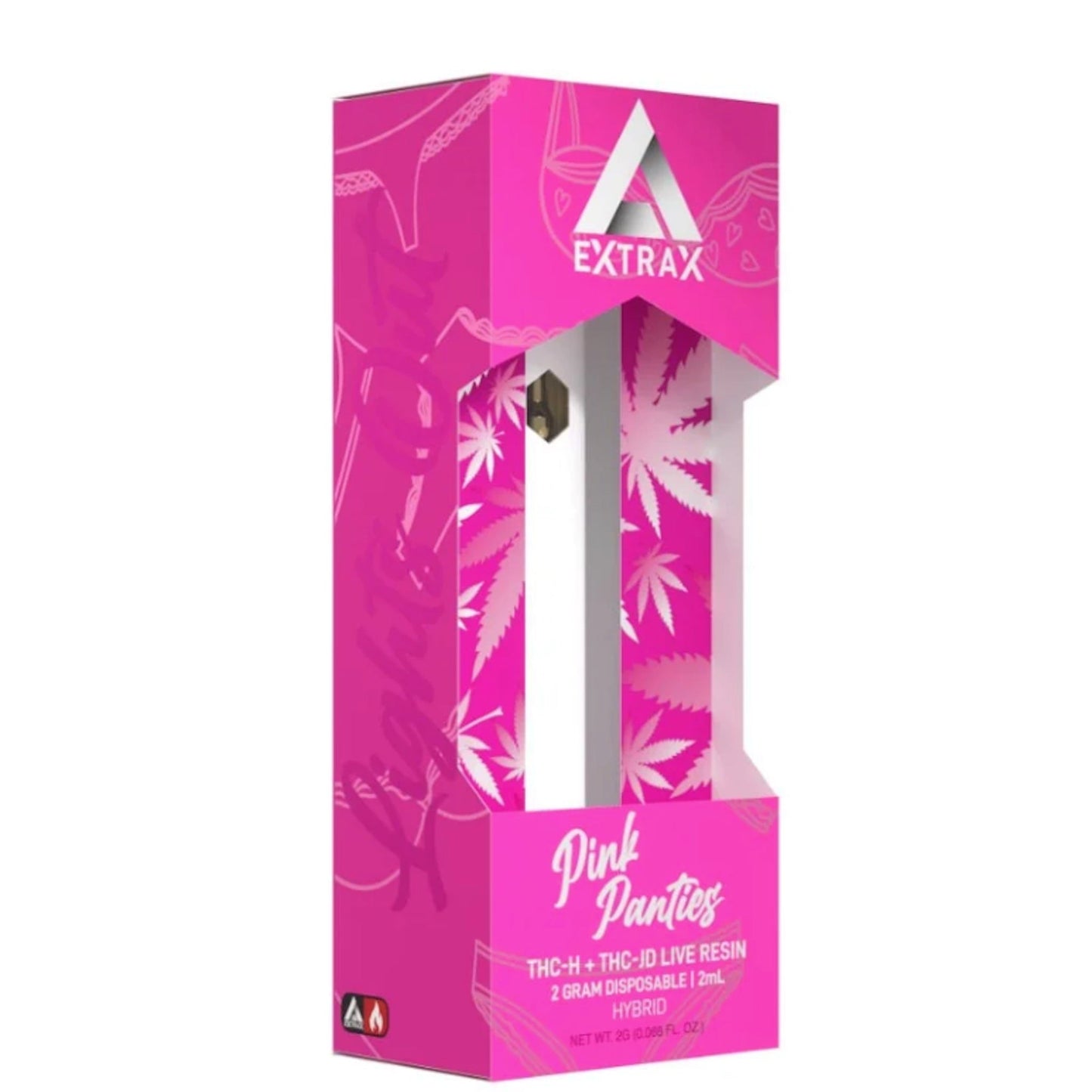 Extrax Lights Out THCh + THCjd Vape - 2000mg Pink Panties (H)