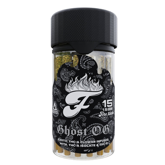 Fuego THC-A + THC-P Pre-Rolls - 15ct Ghost OG (H)
