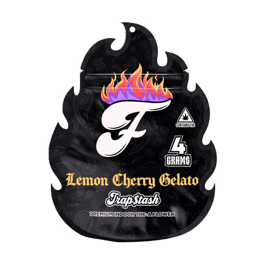 Fuego Trap $Tash THCa Flower - 4g Lemon Cherry Gelato (H)