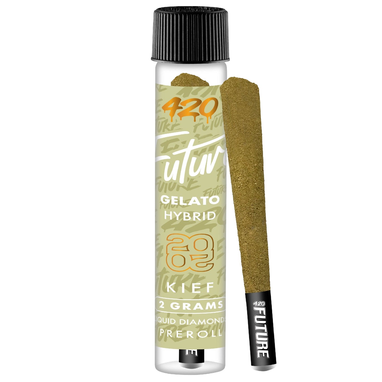Future 420 Kief Jumbo Preroll - 2g Gold Gelato (H)