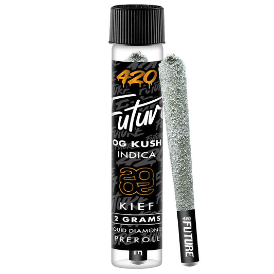 Future 420 Liquid Diamonds Jumbo Preroll - 2g Black OG Kush (I)