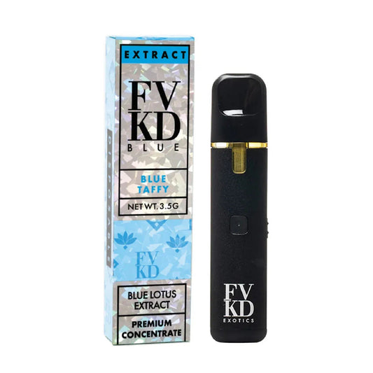 FVKD Blue Lotus Extract Vaporizer - 3500mg Blue Taffy