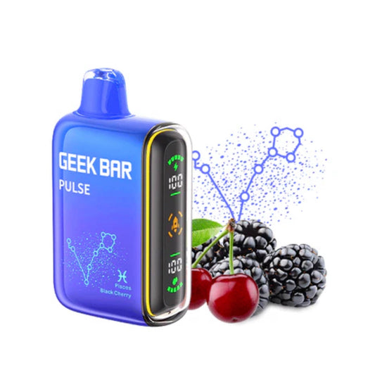 Geek Bar Pulse 15000 Puff Black Cherry Nic Vape - 5%