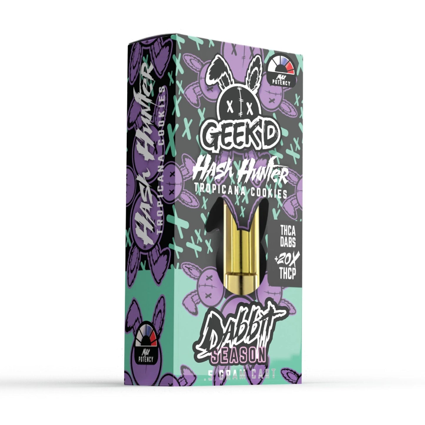 Geekd Dabbit Season THC Device - 500mg Hash Hunter Tropicana Cookies (S)