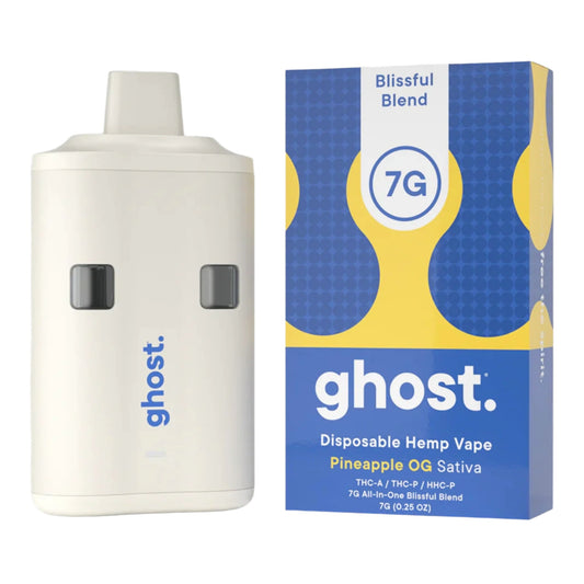 Ghost All in One Blissful Blend Vaporizer - 7000mg Pineapple OG (S)