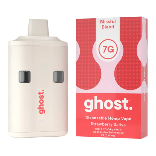 Ghost All in One Blissful Blend Vaporizer - 7000mg Strawberry (S)
