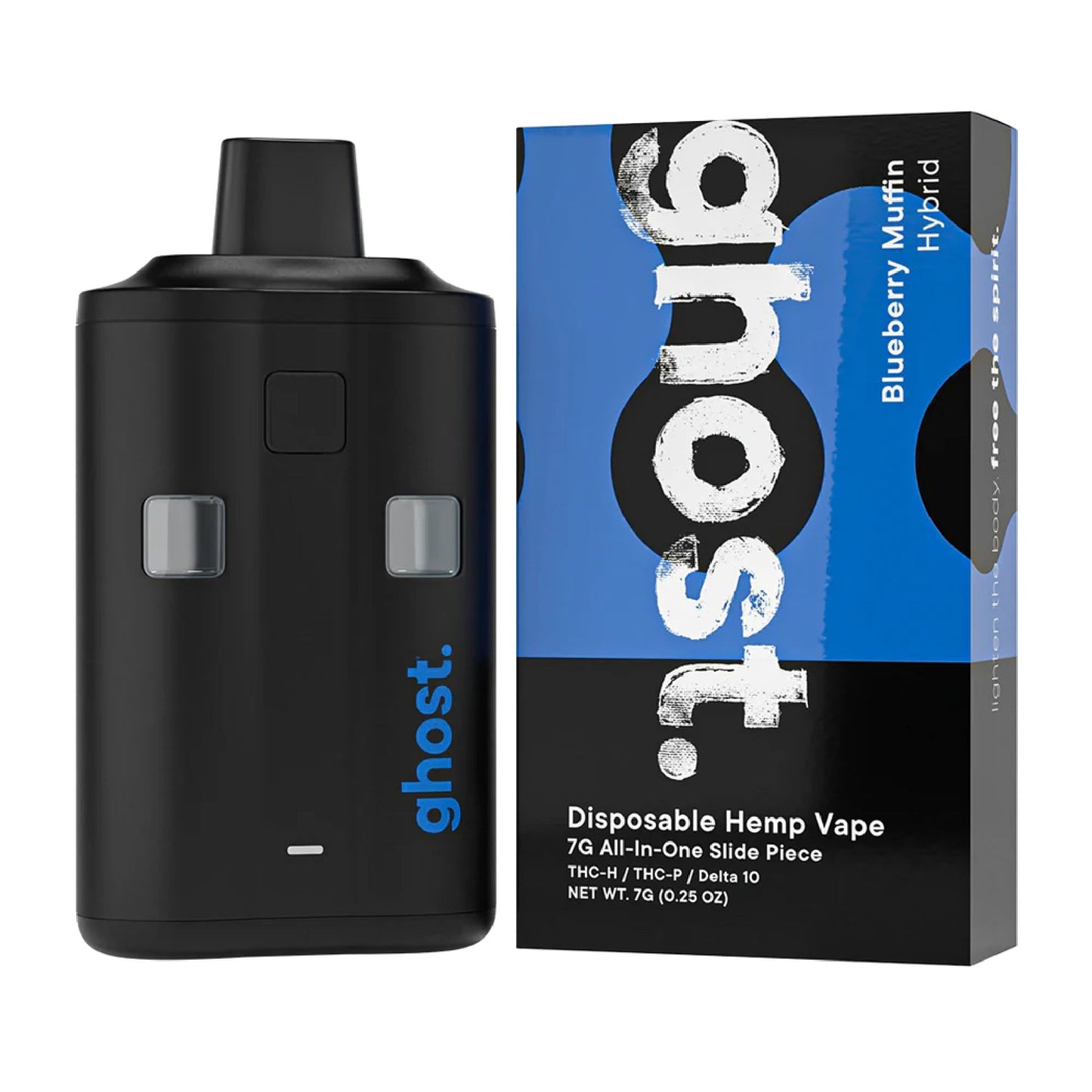 Ghost THC-A Slide Vaporizer - 7000mg Blueberry Muffin