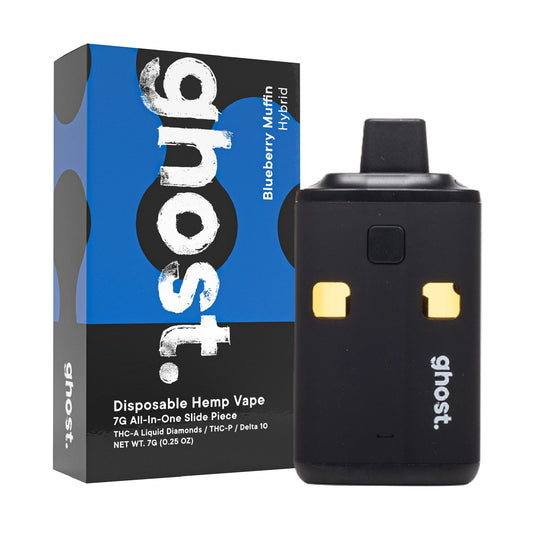 Ghost THC-A Slide Vaporizer - 7000mg Blueberry Muffin
