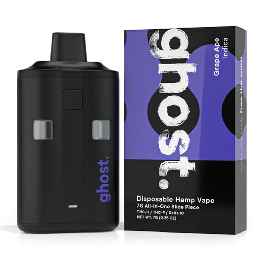 Ghost THC-H Slide Vaporizer - 7000mg Grape Ape