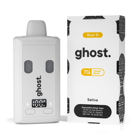 Ghost THC-P All-In-One Casper Blend Vaporizer - 7000mg Sour D (S)