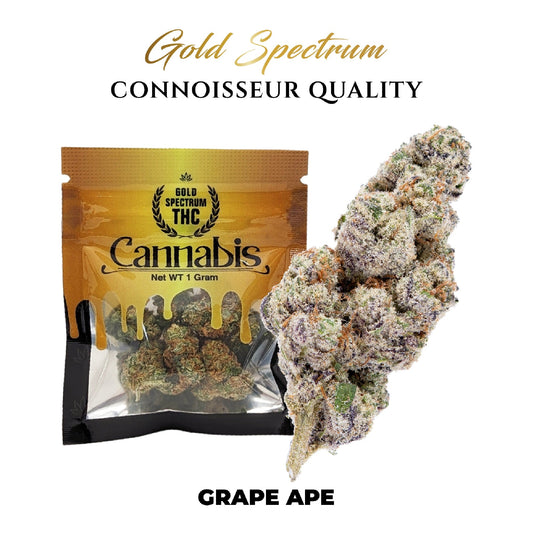Gold Spectrum Connoisseur THCa Flower - 1g Grape Ape