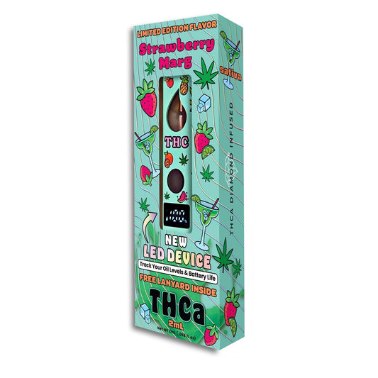 Gold Spectrum Fruity THC-A Vaporizer - 2000mg Strawberry Marg (S)