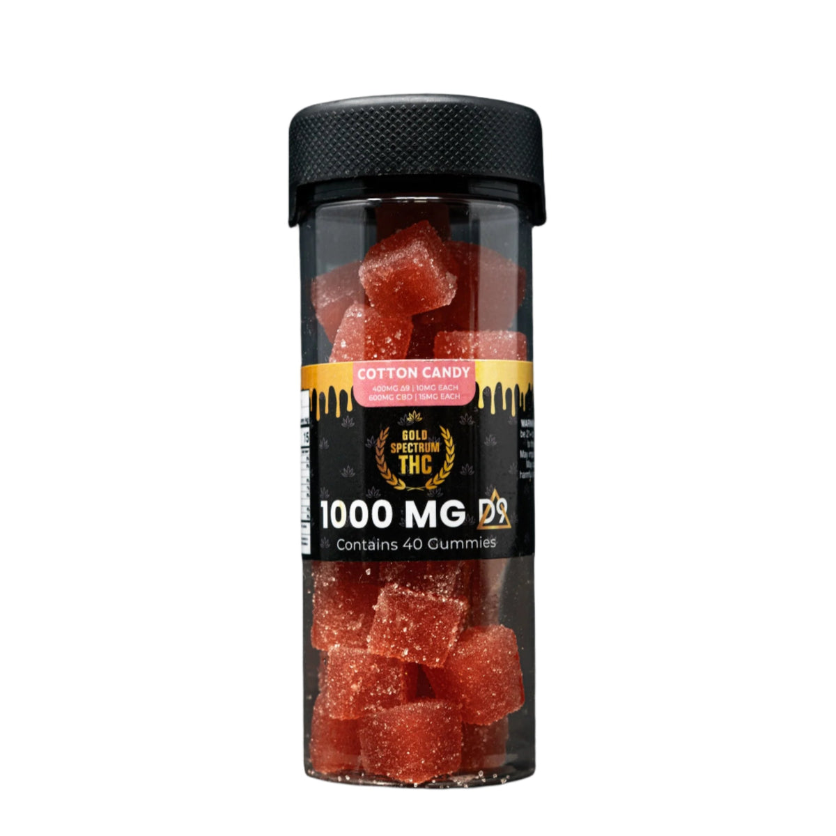 Gold Spectrum Full Spectrum Delta 9 Gummies - 1000mg (40ct) Cotton Candy