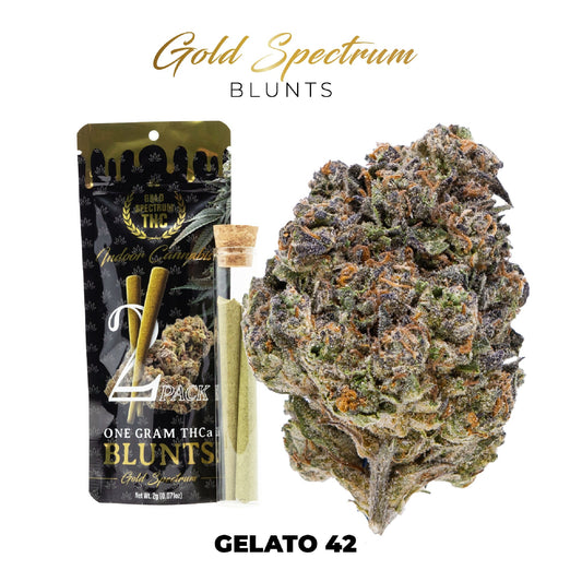 Gold Spectrum THC-A Blunt - 1g (2ct) Gelato 42