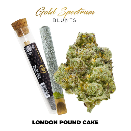 Gold Spectrum THC-A Diamond Infused Blunt - 2g London Pound Cake