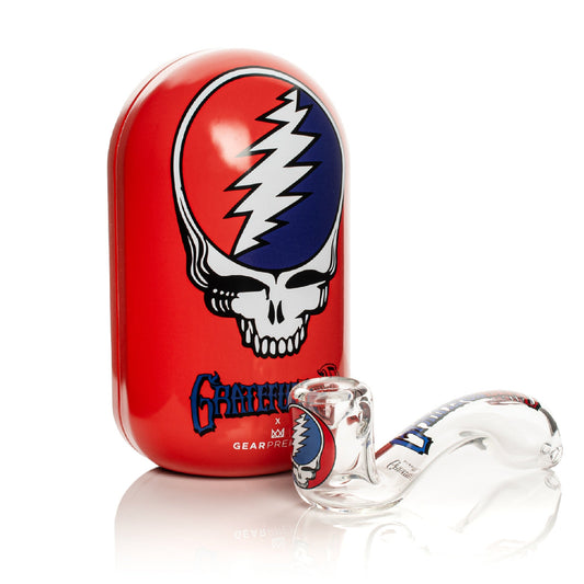 Grateful Dead Sherlock Hand Pipe - 6in Steal Your Face