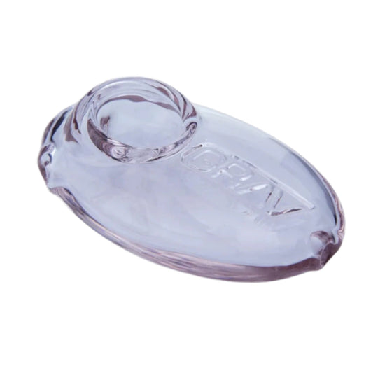 Grav Pebble Spoon Pipe - 3.5in Lavender