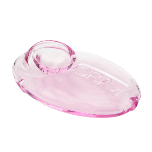 Grav Pebble Spoon Pipe - 3.5in Pink