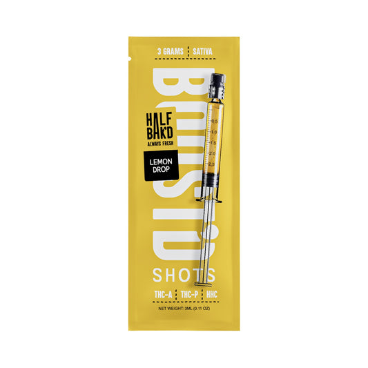 Half Bakd Boostd Hemp Infused Syringes - 3g Lemon Drop (S)