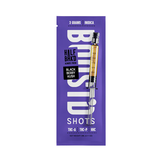 Half Bakd Boostd Hemp Infused Syringes - 3g Black Berry Kush (I)