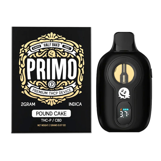Half Bakd Primo THC-P Device - 2000mg Pound Cake (I) / 1 Pack