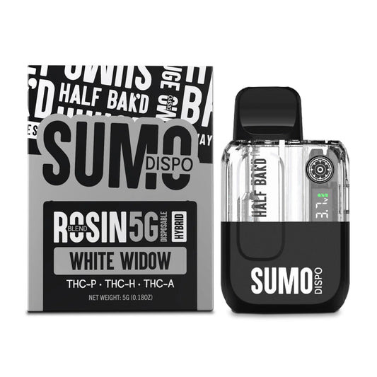 Half Bakd Rosin Blend Sumo Device - 5000mg White Widow (H) / 1 Pack