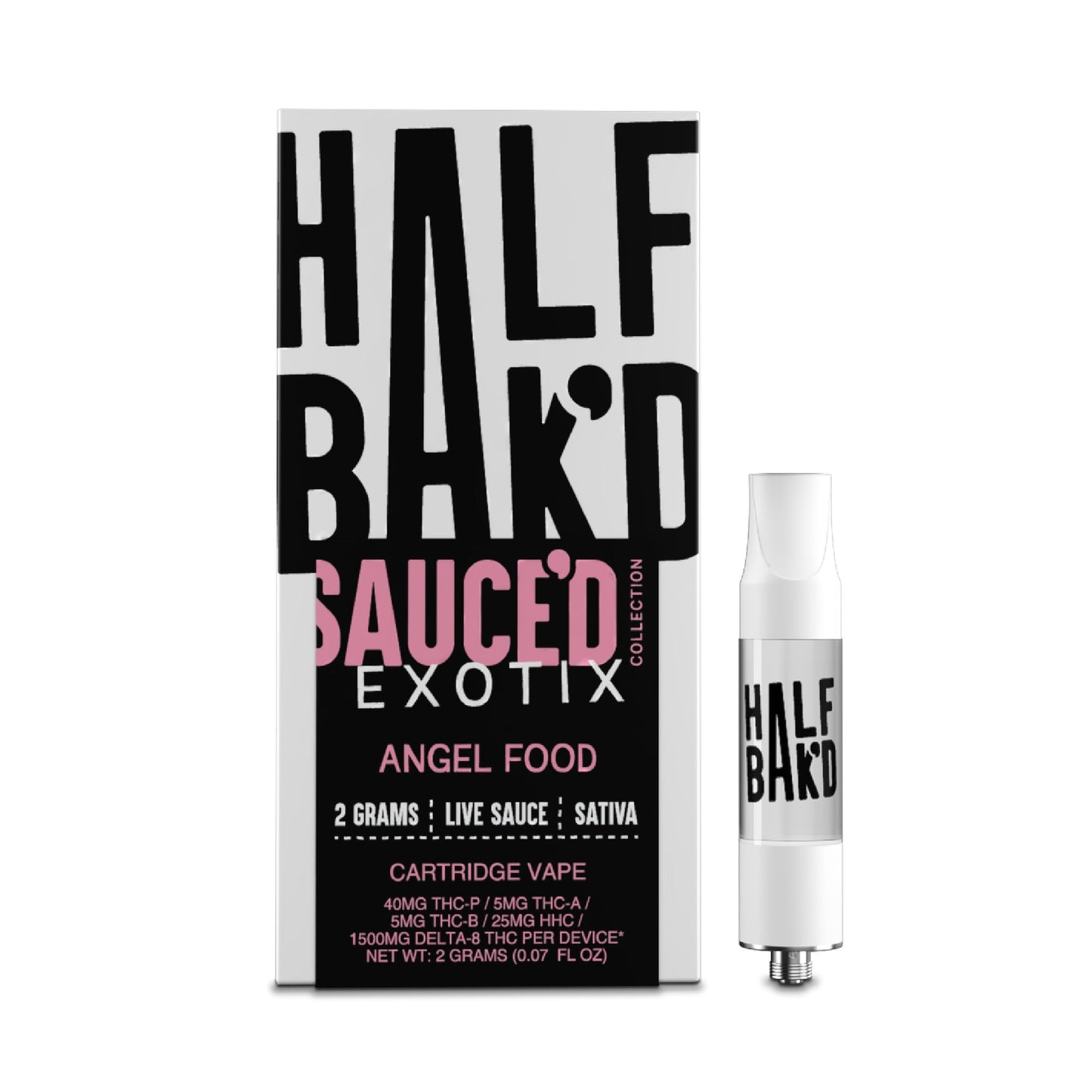 Half Bakd Sauced Exotix Angel Food Cartridge - 2000mg