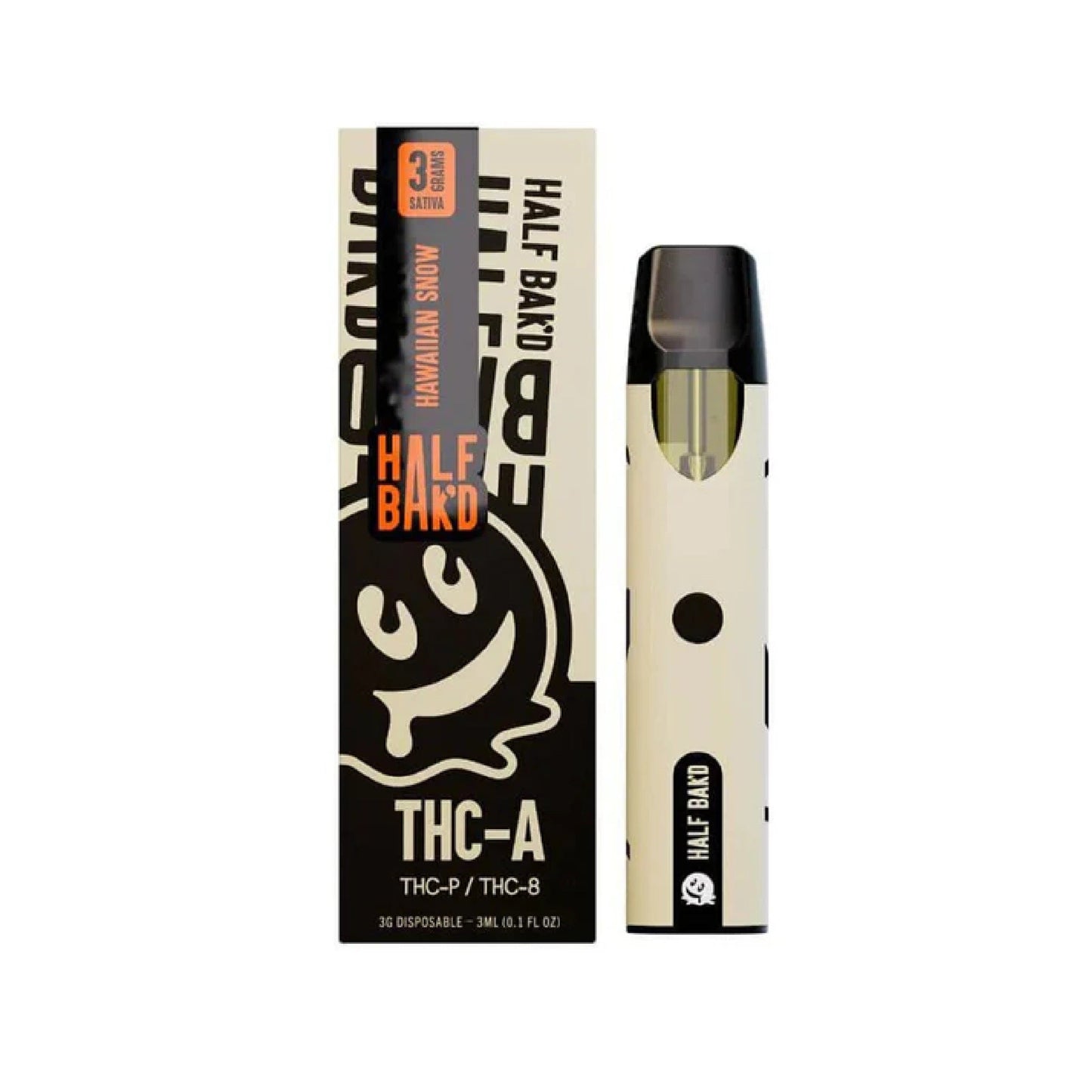 Half Bakd THC-A Vaporizer - 3000mg Hawaiian Snow