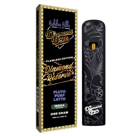 Hidden Hills Diamond Reserve THC-A + THC-H Vaporizer- 1000mg Pluto Purp Latto (I)