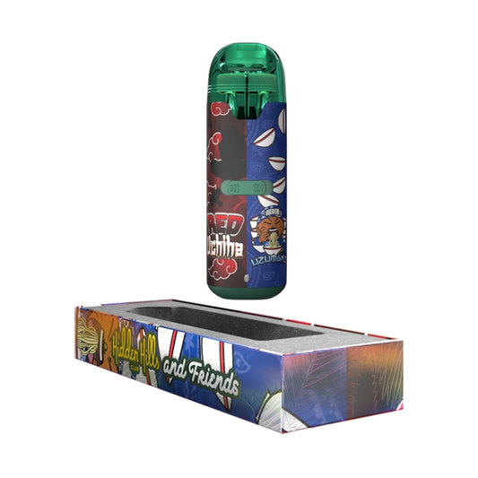 Hidden Hills Dual Strain THC-A Vaporizer - 2000mg Red Uchiha (S)/Uzumaki (H)