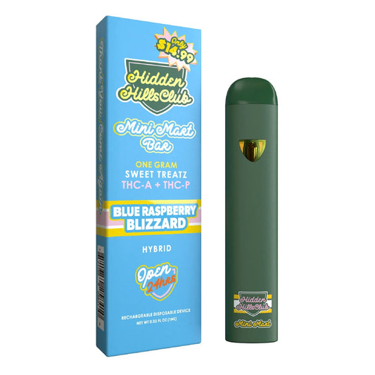 Hidden Hills Sweet Treatz Mini Mart Device - 1000mg Blue Raspberry Blizzard (H) / 1 Pack
