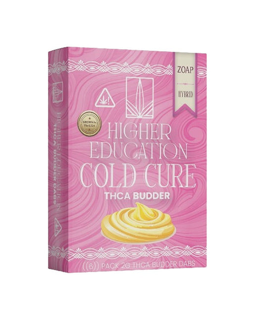 Higher Education Cold Cure THC-A Budder Dabs - 2g Zoap (H)