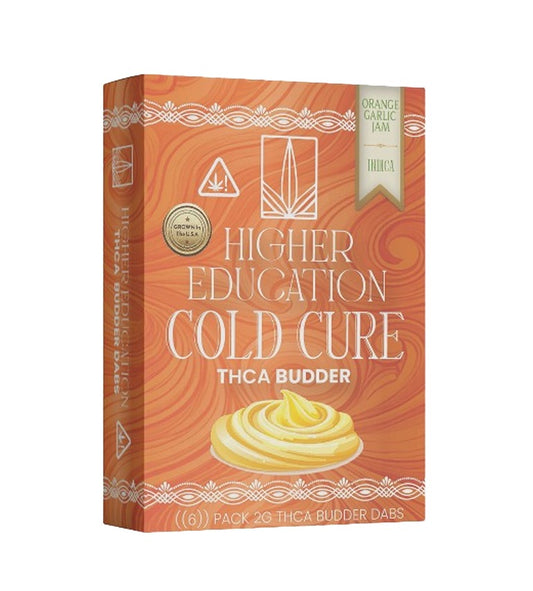 Higher Education Cold Cure THC-A Budder Dabs - 2g Orange Garlic Jam (I)