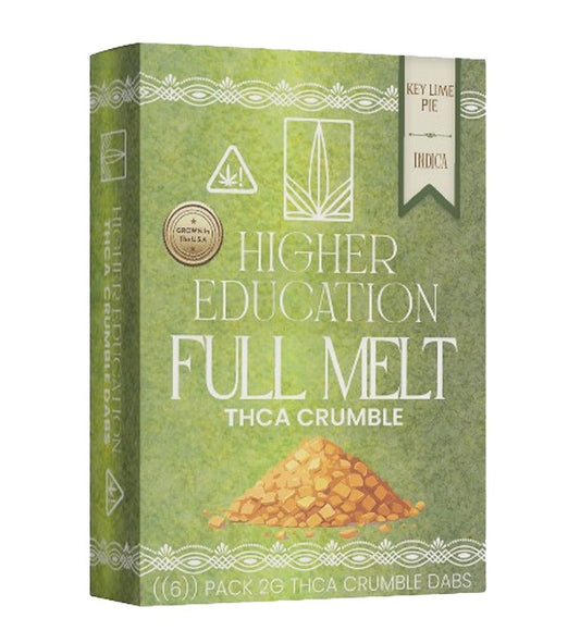 Higher Education Full Melt THC-A Crumble - 2g Key Lime Pie (I)